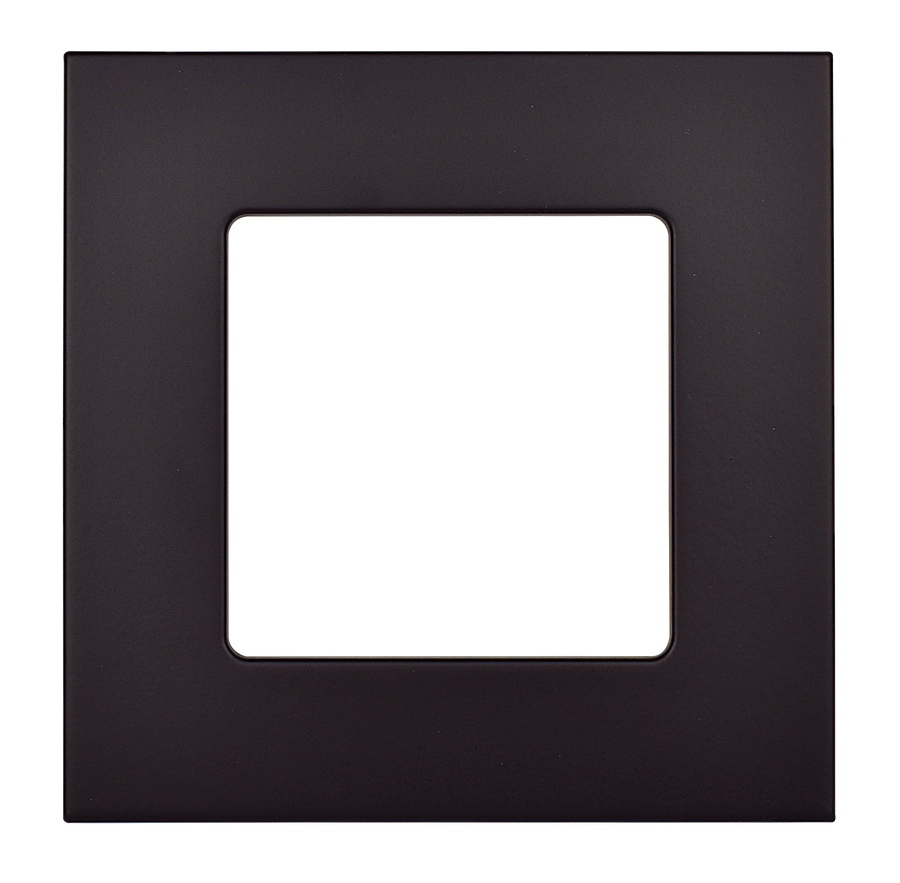 Westgate Mfg SSL4 Trim Ring, 4 In. Square, Black, SSL4-TRM-BK