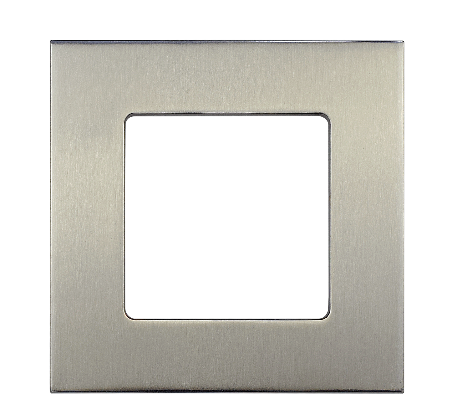 Westgate Lighting  4 Inch Square Trim For Ssl4 Series. Brushed Nickel  SSL4-TRM-BN