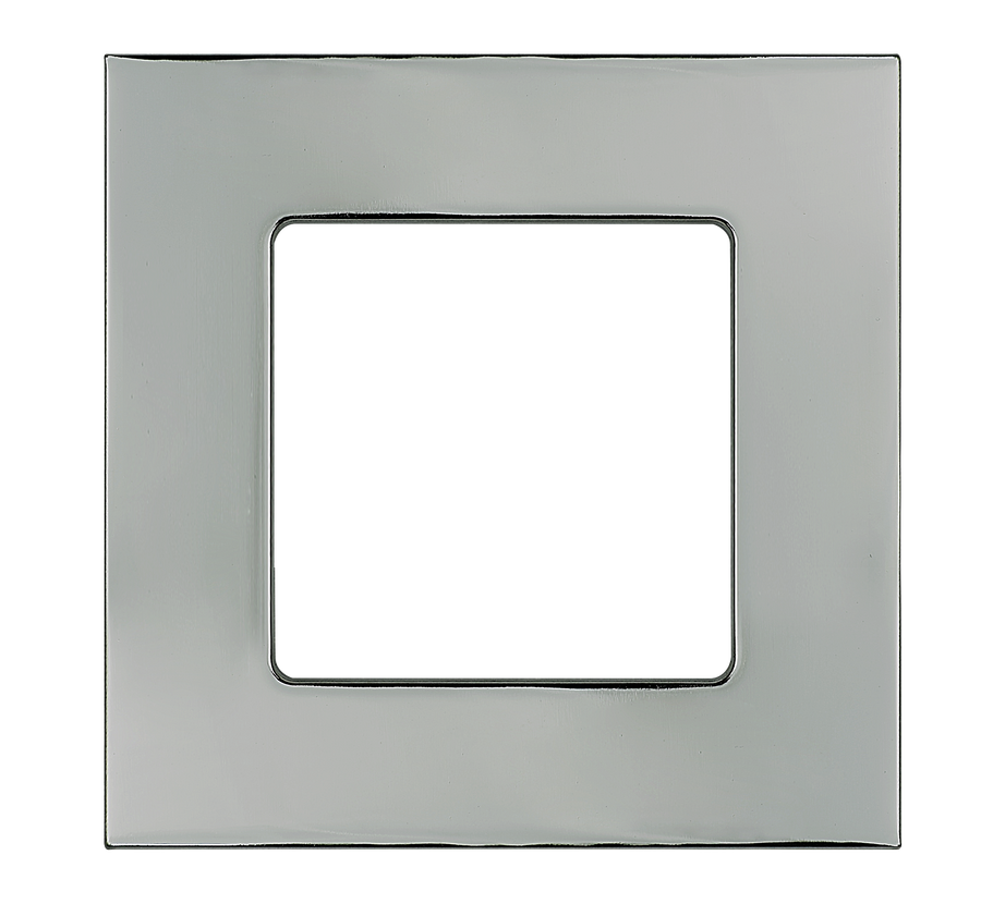 Westgate Mfg SSL4 Trim Ring, 4 In. Square, Chrome, SSL4-TRM-CH