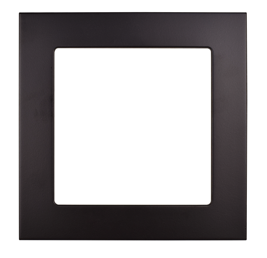 Westgate Mfg SSL6 Square Trim, 6 In., Black, SSL6-TRM-BK