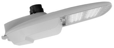 Westgate Mfg STL2 Area Light, 100W, 3000K, 0-10V Dimming, 120-277V, NEMA Twist-Lock Photocell, Light Grey, STL2-100W-30K