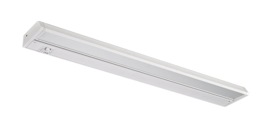 Westgate Mfg UCA Undercabinet Light, 12W, CCT Selectable, Dimmable, 24 In., White, UCA-24-WHT