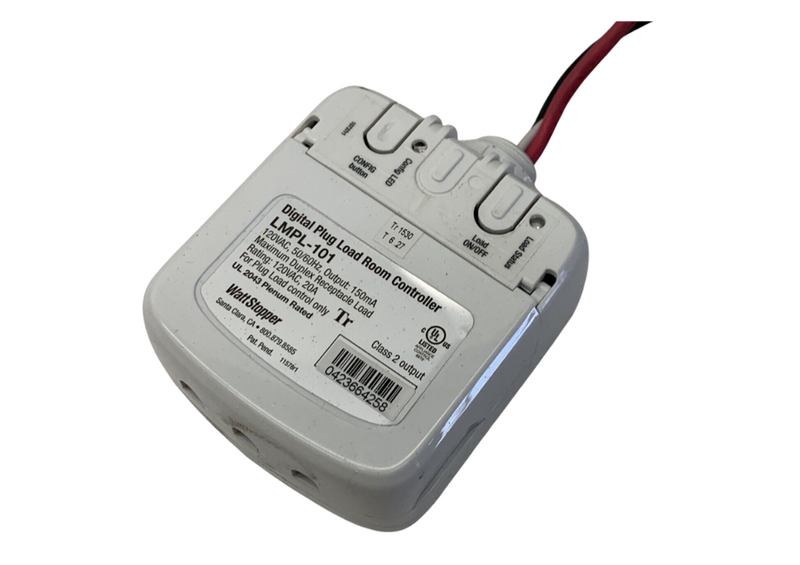 Wattstopper Digital Plug Load Controller 20A 120V, 60Hz, On/Off, LMPL-101