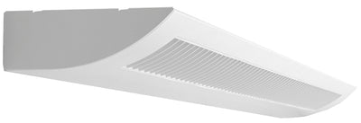 Westgate Mfg 4 Ft. Decorative Perforated and Louver Wall Light, 50W, CCT Selectable, 0-10V Dimmable, White, WCLP-UD-4FT-50W-MCT-D