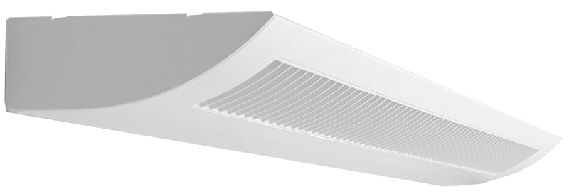 Westgate Mfg 4 Ft. Decorative Perforated and Louver Wall Light, 50W, CCT Selectable, 0-10V Dimmable, White, WCLP-UD-4FT-50W-MCT-D