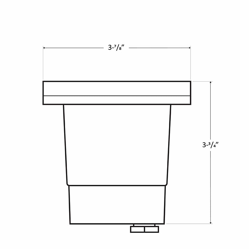 Westgate Mfg Well Light, Cast. Aluminum, G5.3 MR16 12V/50W Max, Flat Temp. Glass, Black, 3 FT Cable WL-105-BK