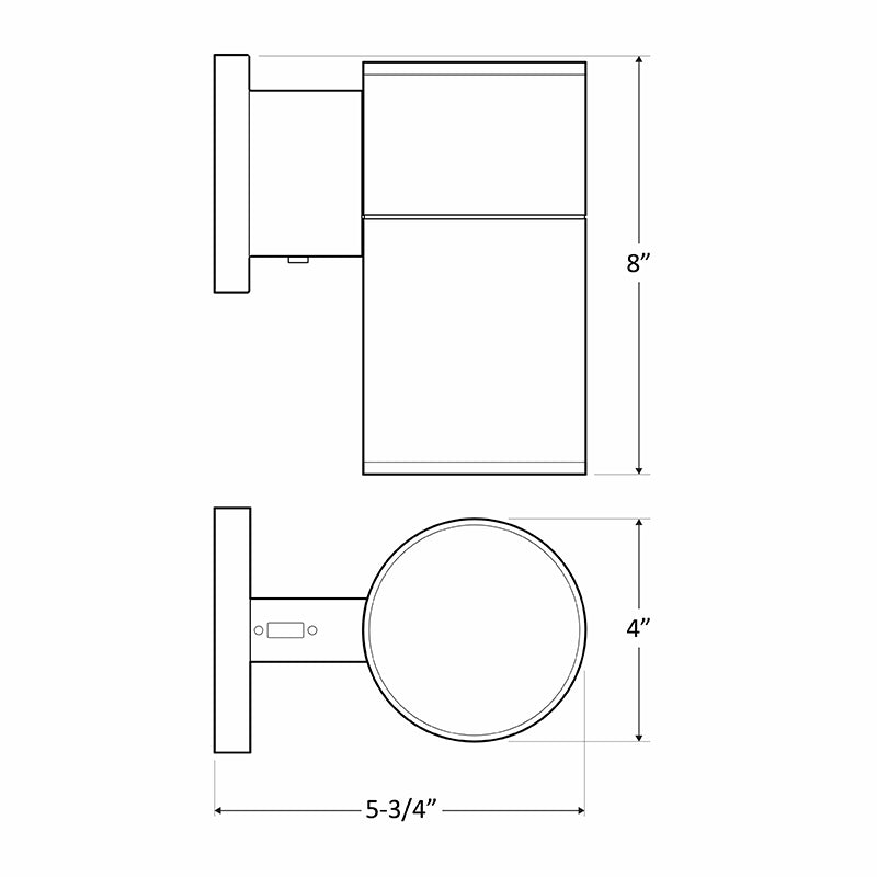 Westgate Mfg 4 In. Cylinder Downlight, 15W, CCT Selectable, TRIAC Dimming, White, WMC-DL-MCT-WH-DT