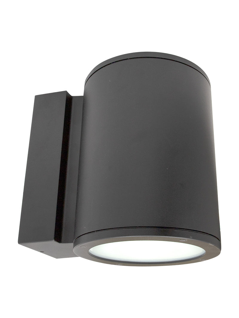 Westgate Mfg WMC8 Wall Cylinder Down Light, 40W, CCT Selectable, 0-10V, 8 In., Black, WMC8-DL-MCT-BK-D