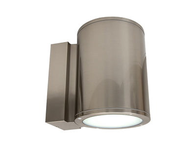 Westgate Mfg Wall Cylinder Up/Down Light, 40W, CCT Selectable, 0-10V Dimmable, IP65, Brushed Nickel, WMC8-UDL-MCT-BN-D