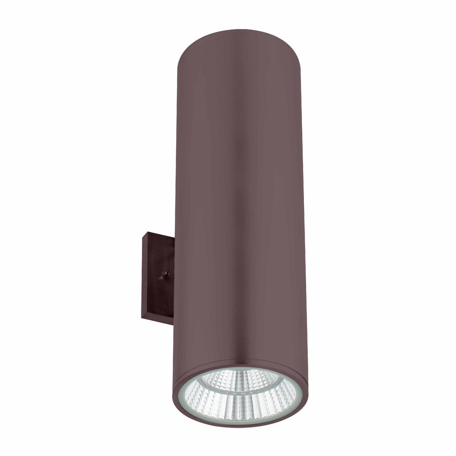 Westgate Mfg Wall Cylinder Up/Down Light, 40W, CCT Selectable, IP65, Bronze, WMCL-UDL-MCT-BR