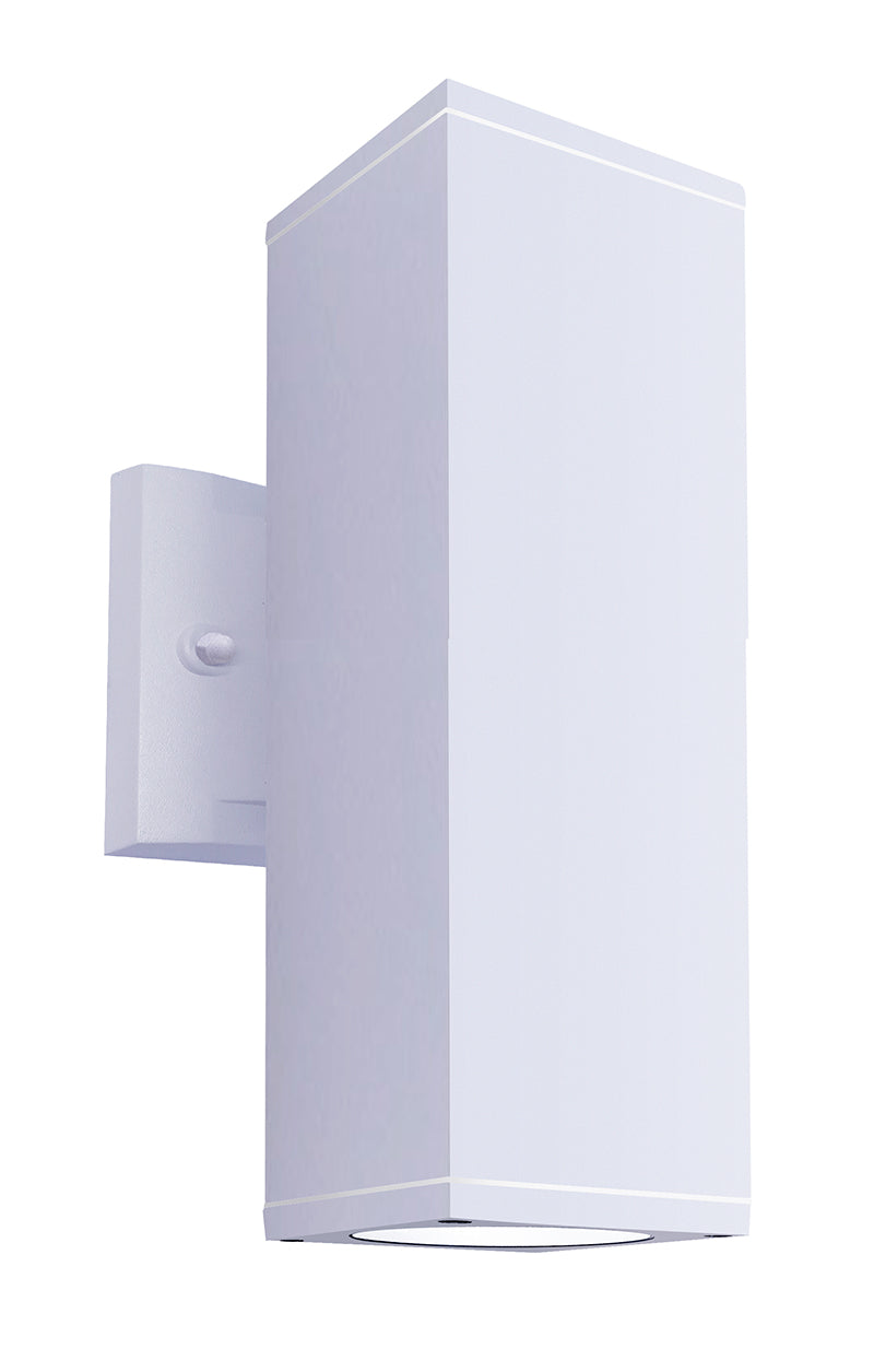 Westgate Mfg WMCS Square Up/Down Wall Cylinder, 24W, CCT Selectable, TRIAC Dimmable, White, WMCS-UDL-MCT-WH-DT