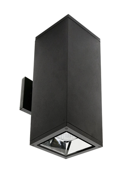 Westgate Mfg WMCS5 Wall Cylinder Up/Down Light, 40W, CCT Selectable, TRIAC/0-10V Dimming, Black, WMCS5-UDL-MCT-BK-DD