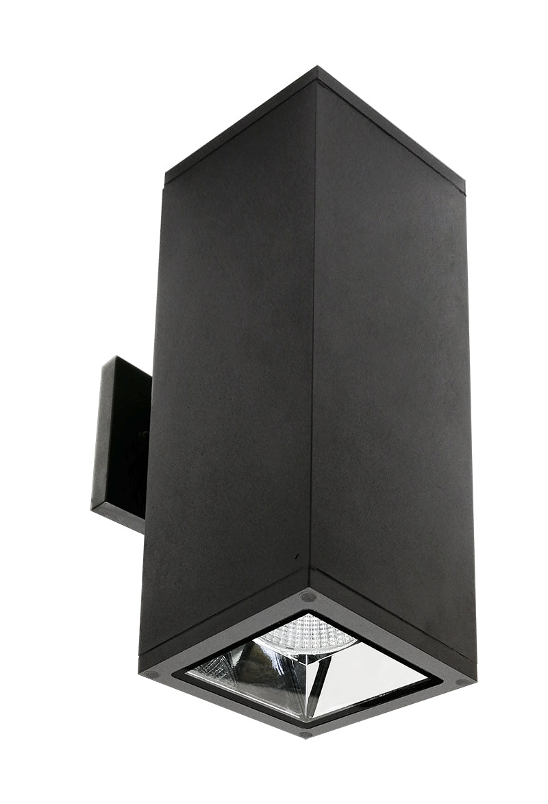 Westgate Mfg WMCS5 Wall Cylinder Up/Down Light, 40W, CCT Selectable, TRIAC/0-10V Dimming, Black, WMCS5-UDL-MCT-BK-DD