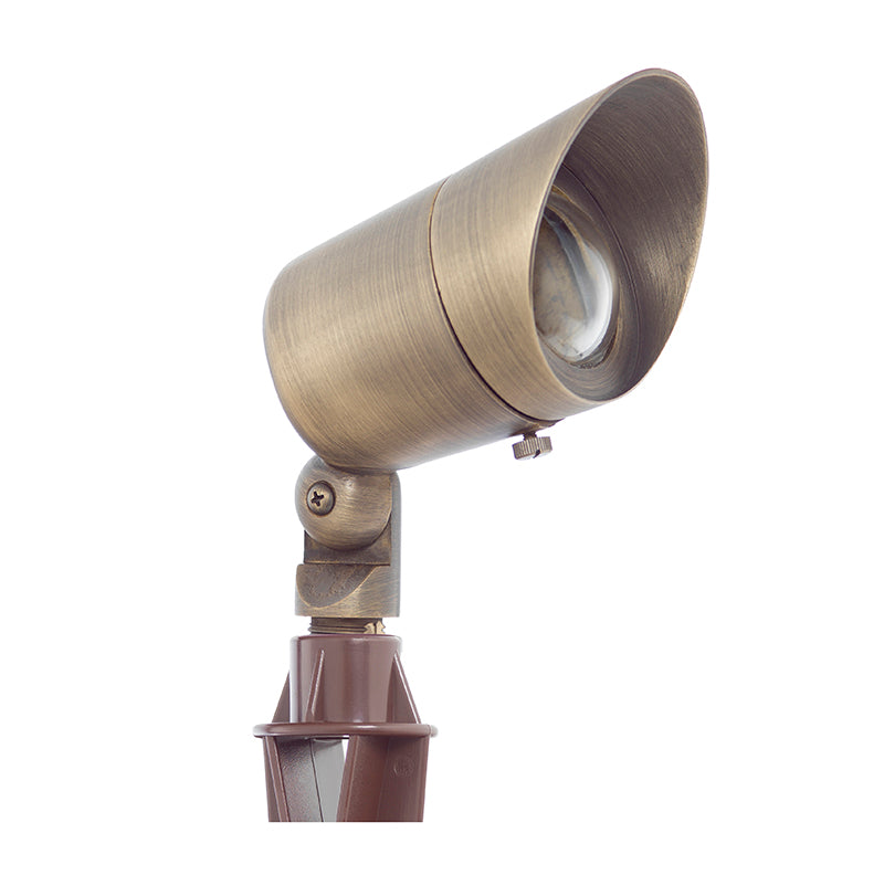 Westgate Mfg Directional Light, 12V/50W Max, Solid Brass, MR16, Antique Bronze w/ 3FT Cable & N/M Spike LD-192-BZ