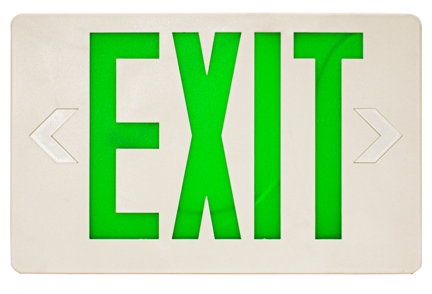 Westgate Lighting  Super Slim Led Ext Sign - Green Letters - White Body 120/277 Voltage  XTSL-GW