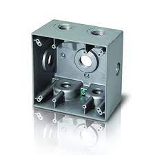 Westgate Mfg Electrical Box, 1 In. Trade Size, 4 Outlet Holes, W2B100-4