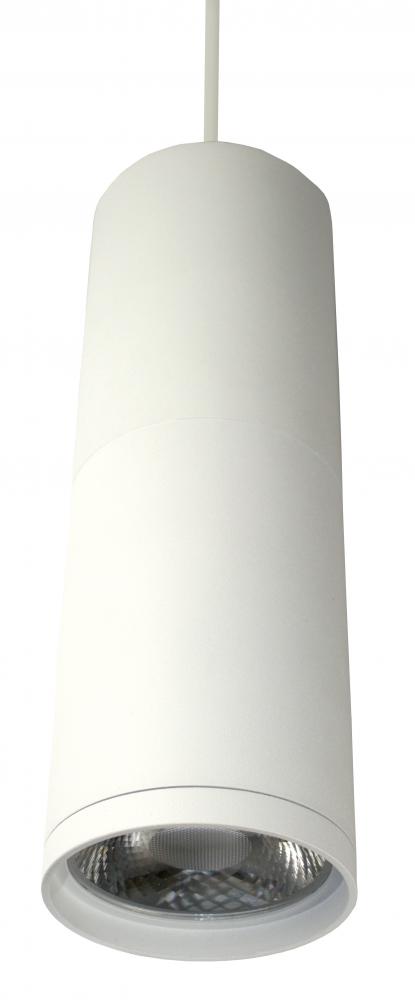Elco Lighting LED Diecast Pendant, 40W, 3000K, All White, EDL8340W