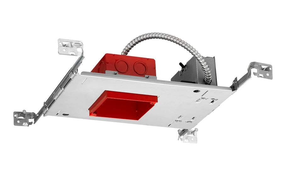 Juno Red Series™ 4" Ic-Rated New Construction Adjustable Downlight Housing Ic1Jbpf 07Lm Mvolt Zt1