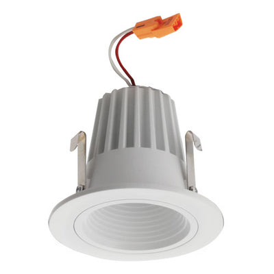 Elco Lighting 2" Round LED Baffle Trim, 11W, 2700K, 36° Beam, White, E214C0627W