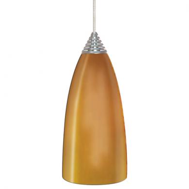 Elco Lighting Bale LED Glass Pendant, 5W, 3000K, Autumn, EC809W