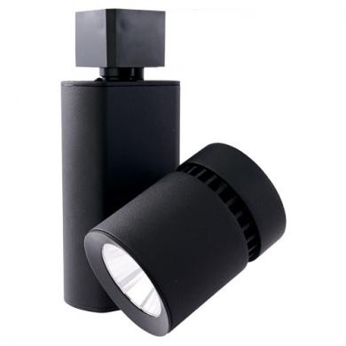 Elco Lighting Magnus Track Fixture, 15W, 3500K, 15° Beam, TRIAC Dimmable, Black/White, ET743DB
