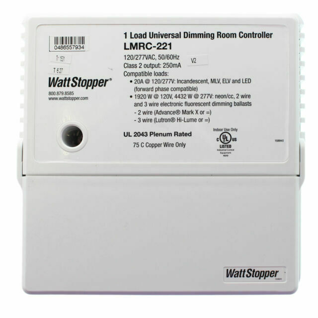 Wattstopper LMRC-221 Universal Dimming Room Controller 1 channel, 16 amperes,